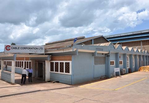 Cable Corporation entrance and industrial buildings